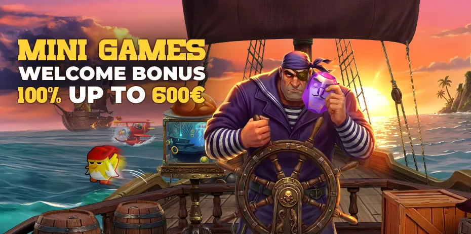100% Mini Games Welcome Bonus at Donbet