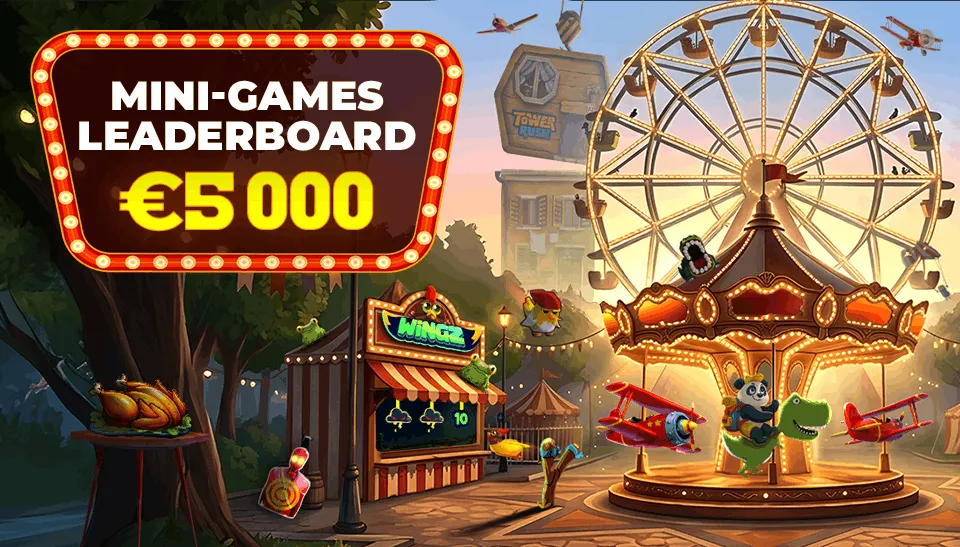 Mini Games Leaderboard tournament at Donbet