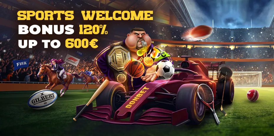 120% Sport Welcome Bonus at Donbet